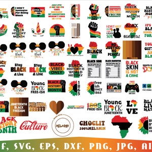 Black History Month SVG,J uneteenth svg Png, Black Pride png, Black Lives Matter, We Are Black History, Strong history, Silhouette