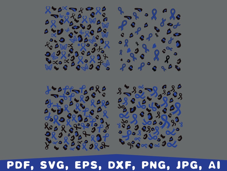 ALS Awareness Svg, Blue Ribbon SVG, Als Cancer Cut Files, Als Ribbon ...