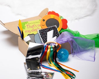 Sensory Box for Babies | Newborn Baby Toys | Montessori Sensory Toys | Baby Gifts | Play Kit