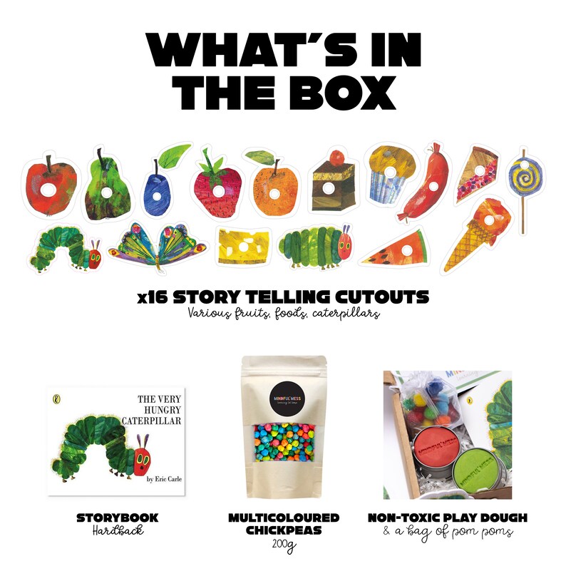 The Very Hungry Caterpillar Story Box Montessori Sensory - Etsy