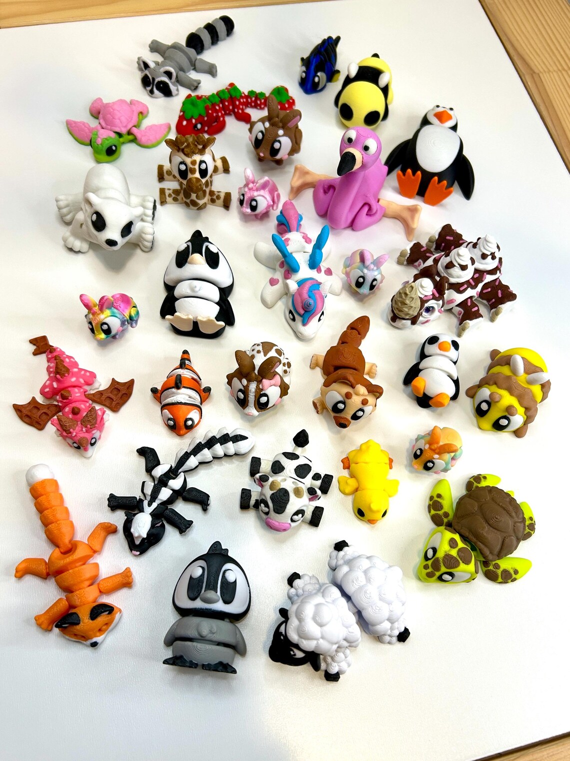 Creature Container Easy Articulated Animals | 3D Printed Creature Figurines | Trinket Container ...