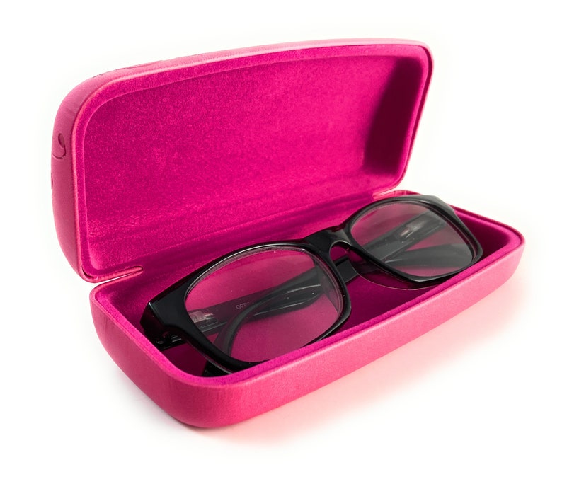 Medium Embossed Flowers Hard Shell Glasses Case for Reading Etsy