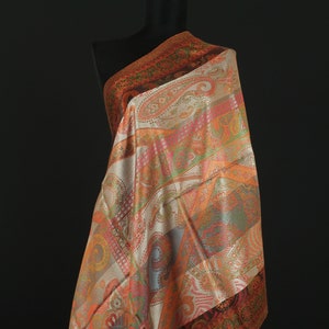 Scarves for woman, Paisley Silk Scarf, Silk Scarves, Womans Silk Scarf, Gift for her, Birthday gift, Elegant scarf, Handmade Accessories