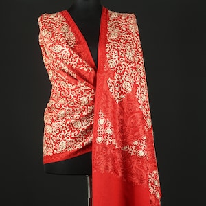 Kashmir pashmina shawl, Hand made shawl, Hand embroidered shawl, Cashmere scarf, Cashmere shawl, Scarf Women Winter, Wedding Scarf, Gift her