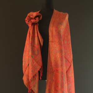 Handmade silk Scarf, Needle work Embroided Silk scarves, Pure silk scarf women, for women, Gift for her, Gift mom, Silk Wrap, Woman gift