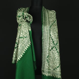 Exclusive Kashmiri Shawl For Woman, Wedding Bridal Kashmiri, Evening Shawl, Kashmiri Authentic Handmade Scarf, Women Gift, Winter Wrap Shawl