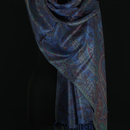 Handwoven Pure Silk Shawl, Cashmere Silk Scarf, Long Silk Scarf, shops Silk Shawl Wrap, Wedding Favors, Gift For Her, Silk Scarf Wrap for woman,