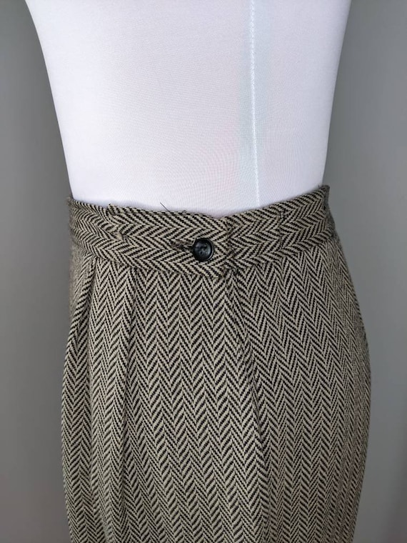 Wool Herringbone Vinci Clothiers Skirt Suit - image 5