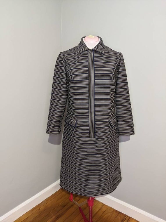 Vintage Mod Leslie Fay Knit Dress