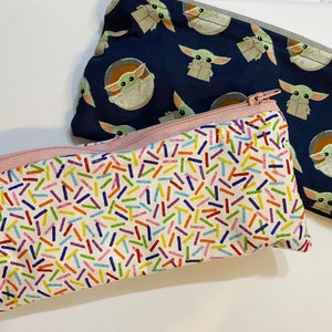 Pencil Pouch - Back to School Pencil Case - Character Zipper Pouch