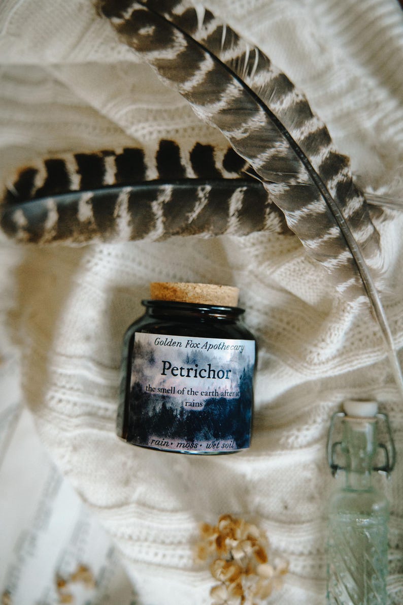 Petrichor Candle/ Rain Scent/ Rain Candle/ Wet Soil Scent/ Pine Candle/ Geosmin Candle/ Twilight Candle/ Luxury Scent image 11