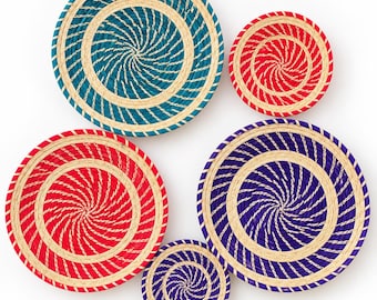 Handwoven Ethiopian/Eritrean Wall Baskets