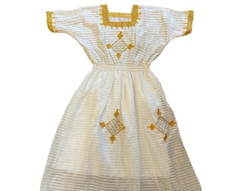 Girls Ethiopian / Eritrean Traditional Dress!! Age 8 to 10 years old