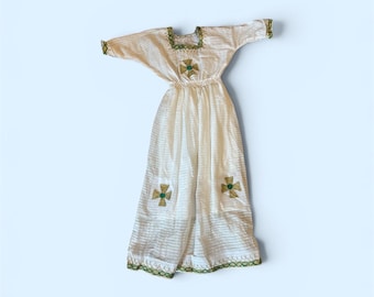 Girls Ethiopian / Eritrean Traditional Dress (age 9  to 10 year old