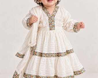 Girls Ethiopian / Eritrean Traditional Dress!! Age 6 month to 1 year baby girl!!