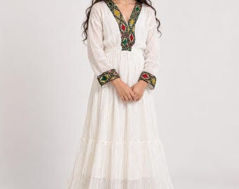 Girls Ethiopian / Eritrean Traditional Dress!! Age 10 to 12