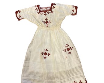 Girls Ethiopian / Eritrean Traditional Dress!! Age 7 to 8