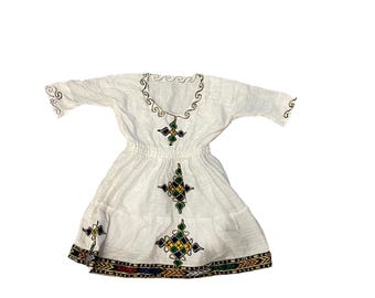 Girls Ethiopian / Eritrean Traditional Dress!! Age 1 month to 2 years old