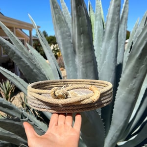 Purple Flat Single rope basket
