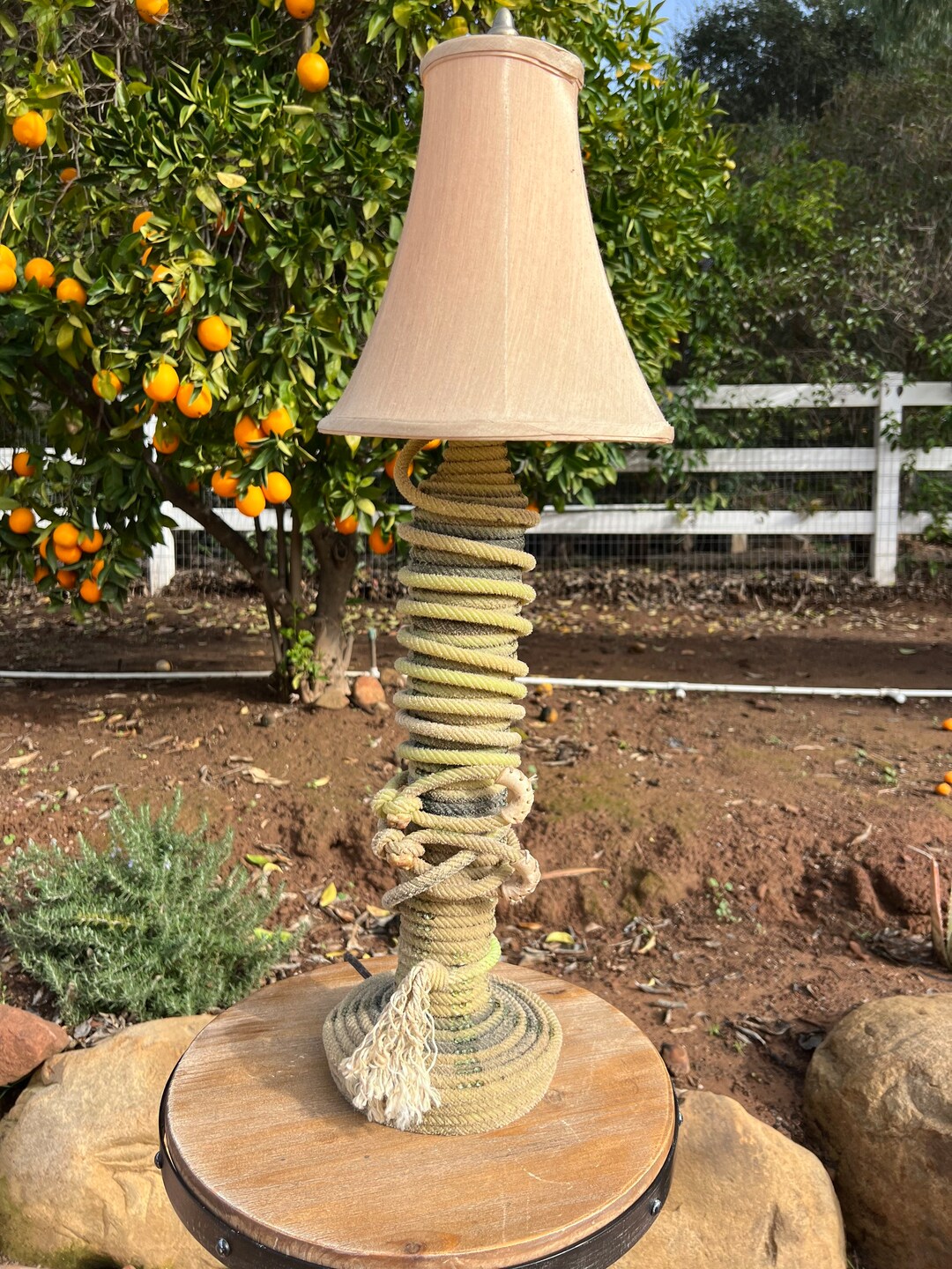 Western Rope Lamp Etsy
