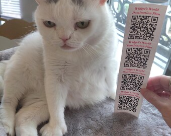 Naklejki QR z widżetem