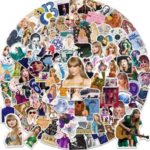 15-100 Taylor Swift Stickers, High-Quality Waterproof Vinyl, Mixed Swiftie Sticker Pack, Swifties, Eras Tour, Taylor Nation 1 image 1