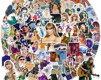 15-100 Taylor Swift Stickers, High-Quality Waterproof Vinyl, Mixed Swiftie Sticker Pack, Swifties, Eras Tour, Taylor Nation