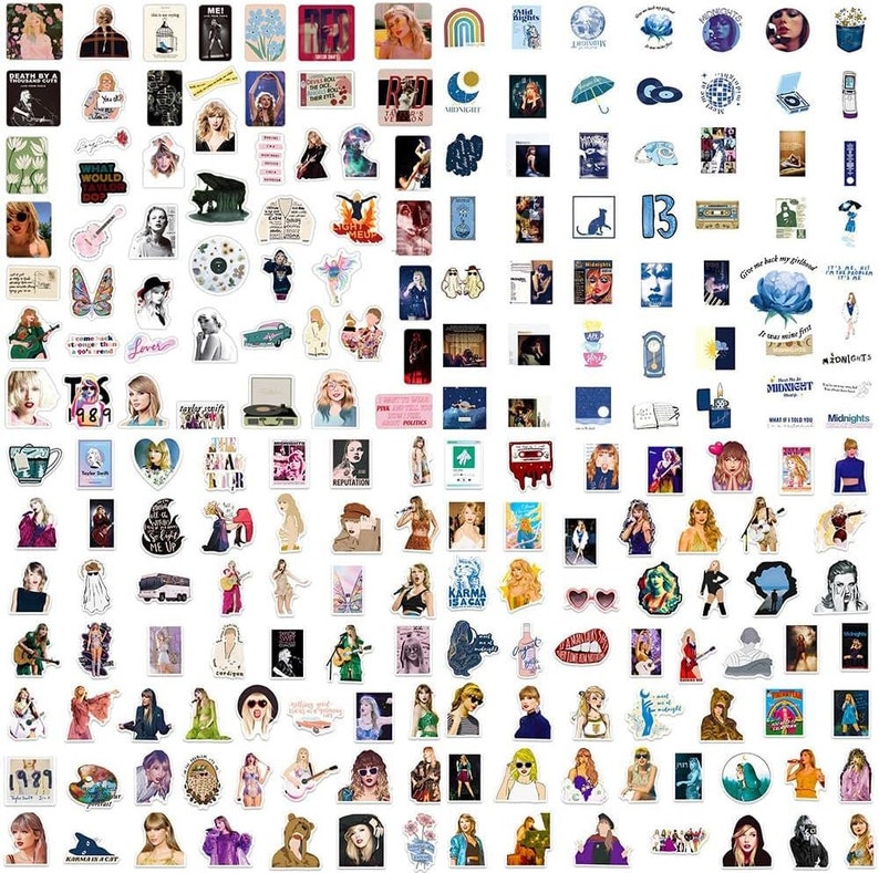 15-100 Taylor Swift Stickers, High-Quality Waterproof Vinyl, Mixed Swiftie Sticker Pack, Swifties, Eras Tour, Taylor Nation 1 image 10