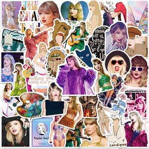 15-100 Taylor Swift Stickers, High-Quality Waterproof Vinyl, Mixed Swiftie Sticker Pack, Swifties, Eras Tour, Taylor Nation 1 image 8