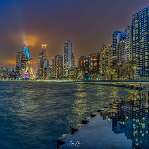 North Avenue Beach, Chicago Poster, Chicago Print, Chicago Photo, Chicago Art Print, Illinois, Chicago Wall Art