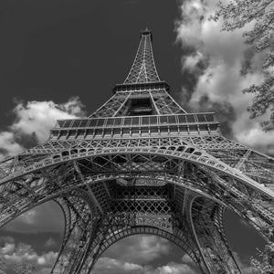 Eiffel Tower Black and White - Paris, Canvas Wall Art, Canvas Print, Wall Art Paris France Painting Canvas Painting