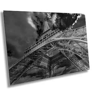 Eiffel Tower Black and White Print, Paris Art Print, Paris Travel Poster, Black And White Photography, Eiffel Tower Poster, France