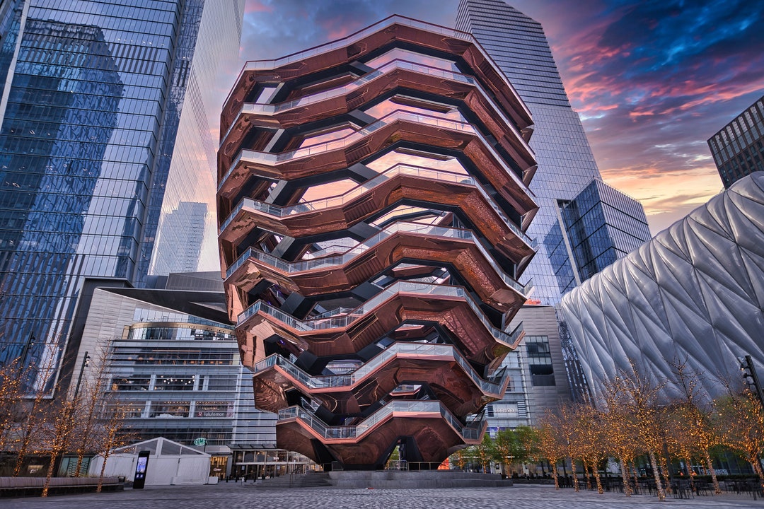 The Vessel Art Print Hudson Yards NYC Photography Etsy