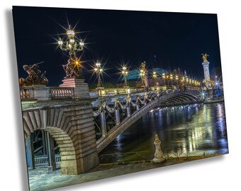 Pont Alexandre III Paris Canvas Print: France Wall Art