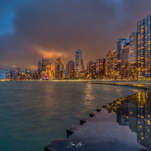 North Avenue Beach, Chicago Poster, Chicago Print, Chicago Photo, Chicago Art Print, Illinois, Chicago Wall Art