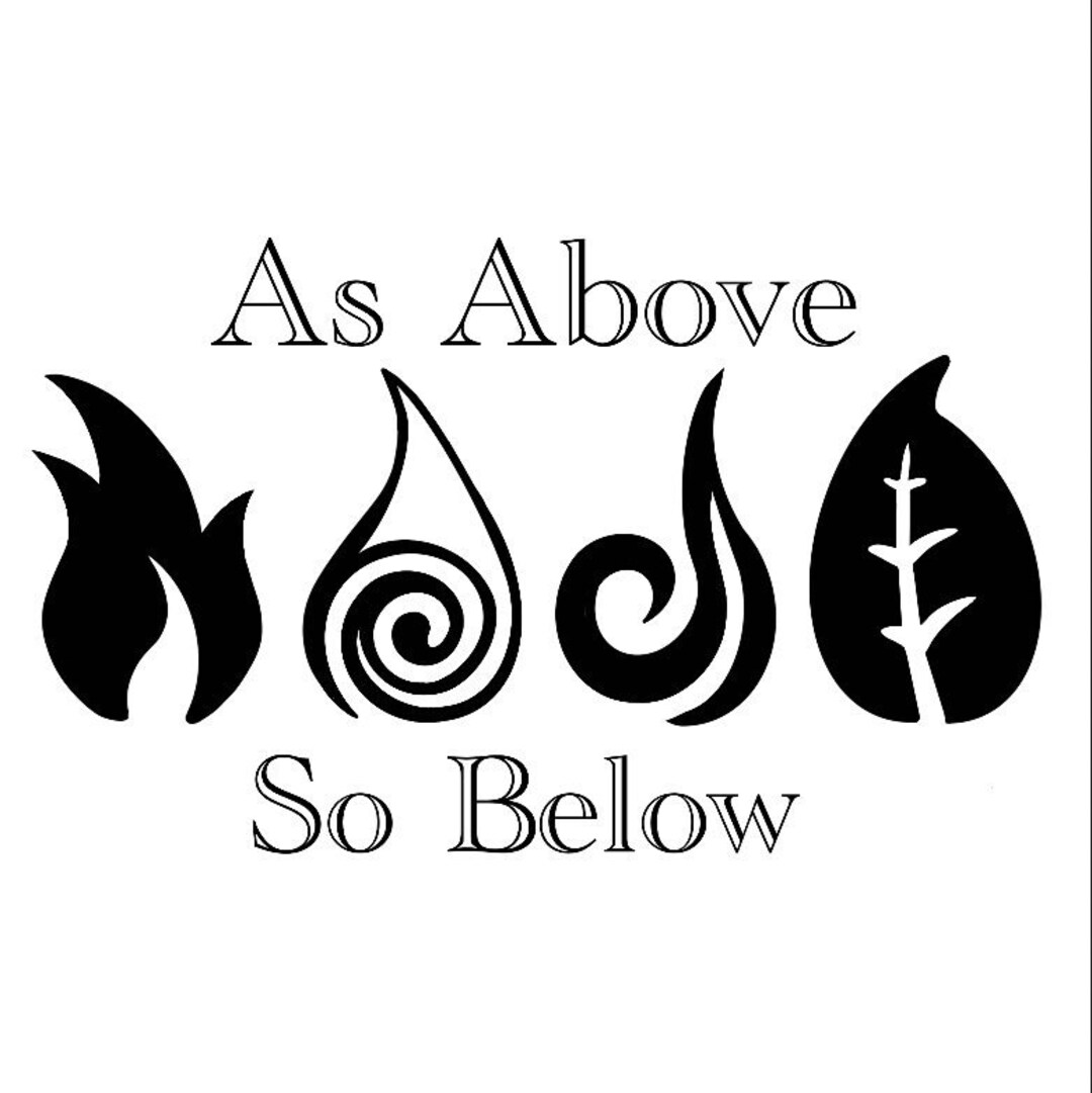 As Above so Below High Resolution Digital Download Files PNG, JPEG, PDF ...