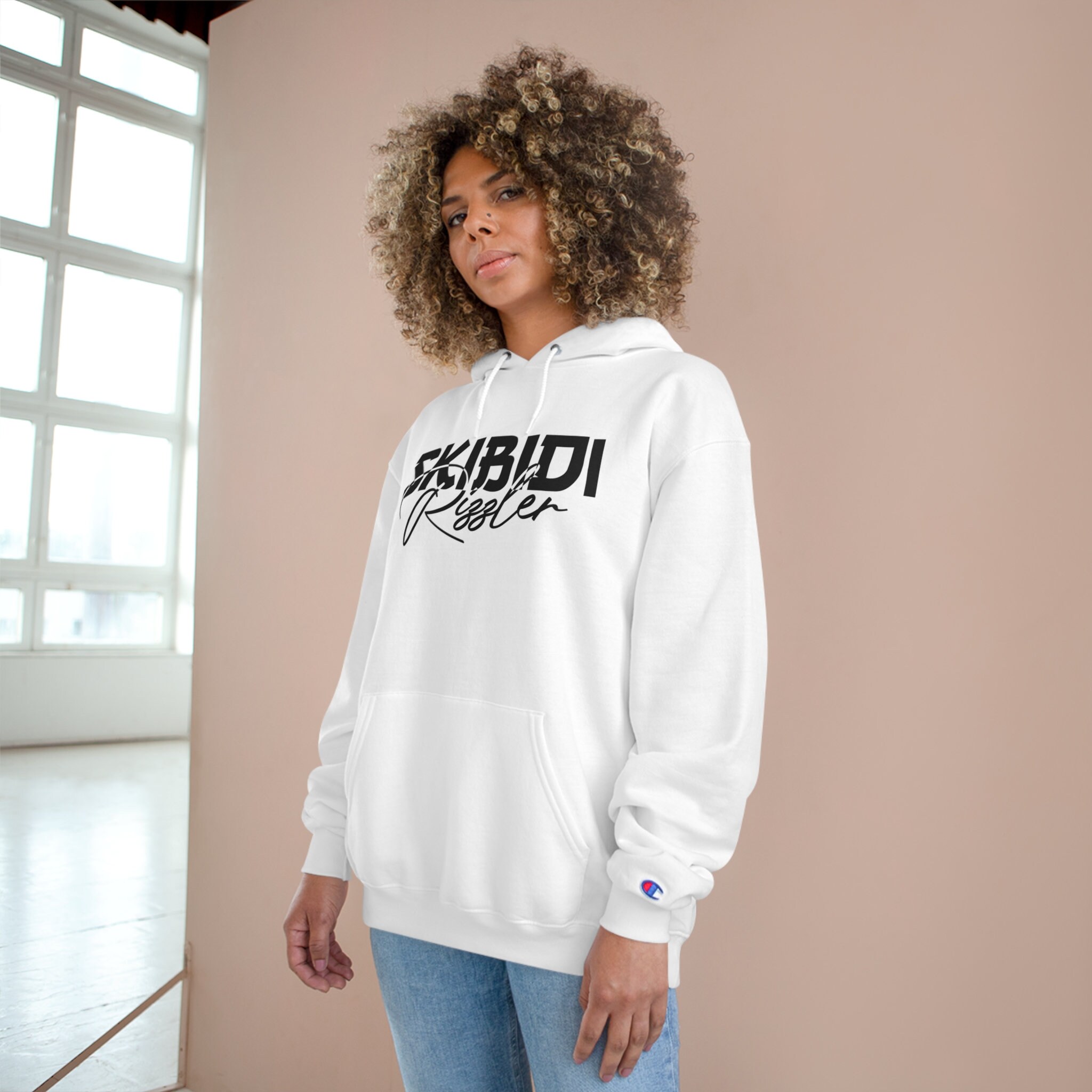Skibidi Rizzler Champion Sudadera con capucha Rizz Up Sudadera Etsy Mexico