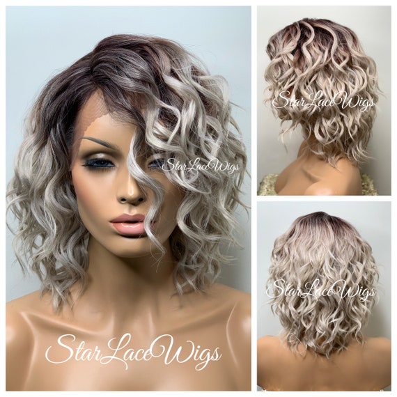 Silver Cast Wig Wigs Female Silver Cast Wig Wigs Female