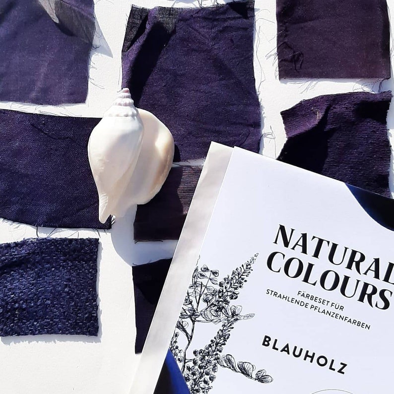 Starter dyeing set for natural dyeing with BLAUHOLZ plants image 1