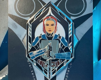 The Heiress of Mandalore - Bo-Katan Kryze hard enamel pin Star Wars collectible the Mandalorian beskar Darksaber