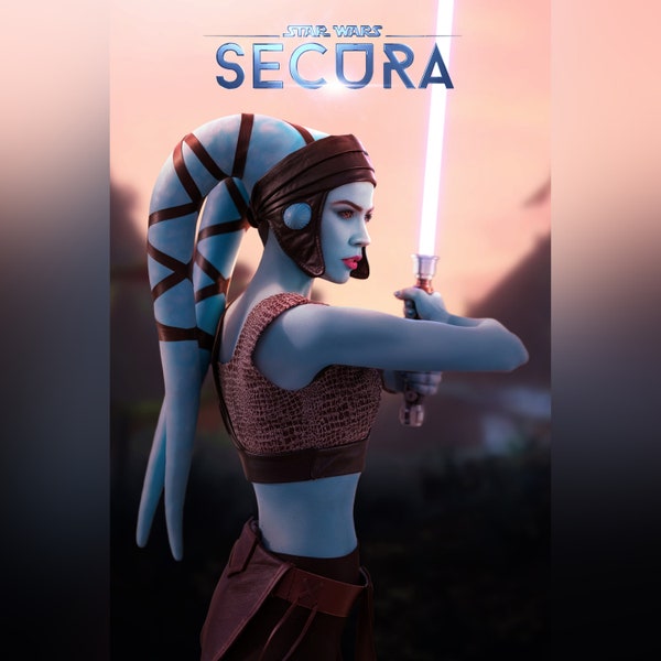 Aayla Secura film poster print Star Wars Jedi Twi'lek Clone Wars