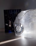 Ahsoka Tano Fulcrum necklace pendant Star Wars Rebels Clone Wars Jedi Snips Disney chain cord silver steel