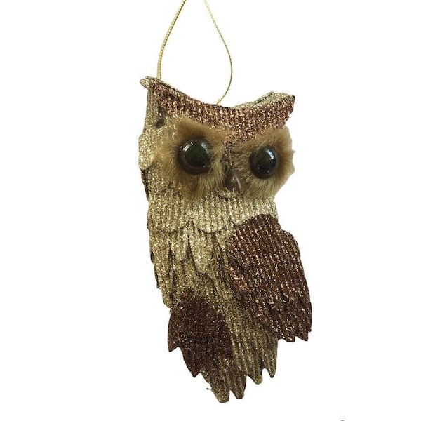 Scary ugly Owl Ornament • Forest Woodland Animal Birds