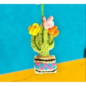 Cactus Ornament - Felt Lightweight Southwestern Desert Animal Plant Texas Mexico