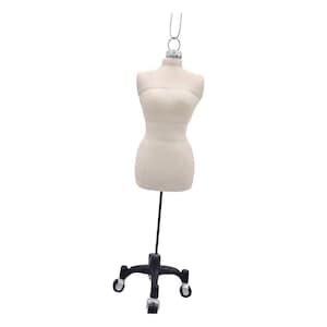 Tailor Mannequin Glass Ornament - French Fashion Dress Form Sewing Clothing Paris