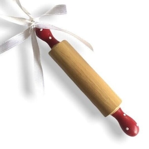 Rolling Pin Christmas Tree Ornament Cooking Chef Baking Cookies Barbie Doll Gift