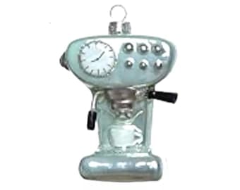 コーヒーエスプレッソマシンガラスオーナメント - illyヴィンテージ