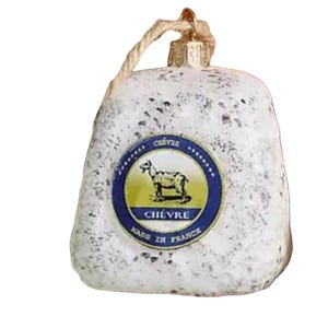 Adorno de vidrio de queso de cabra - Sur la table sándwich francés americano delicatessen comida de cabra barbacoa fiesta en la piscina aperitivo uvas vino charcutería Francia