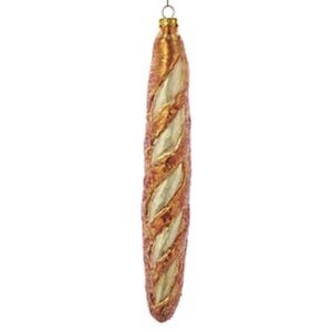 Bröd Glasprydnad - Matgård Thanksgiving Matlagning Bakning Kock Kök Jul Födelsedag Frankrike Smörgås Sub Deli Baguette