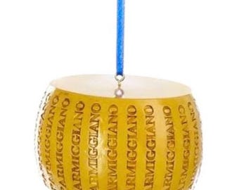 Parmesan cheese wood Ornament - Italian American sandwich deli lunch pizza salad pasta food party charcuterie appetizer food chef wine